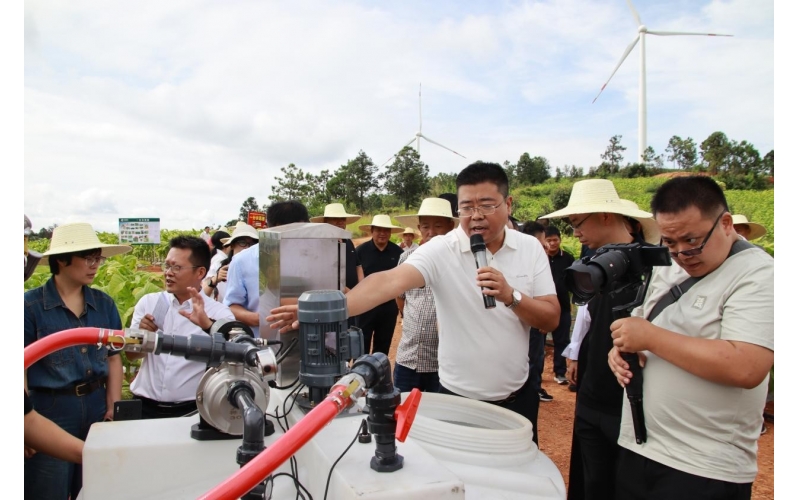 Zhonglongtai Photovoltaic Intelligent Fertilizer Applicator Makes Its Debut at Renhe Tobacco Base in Panzhihua